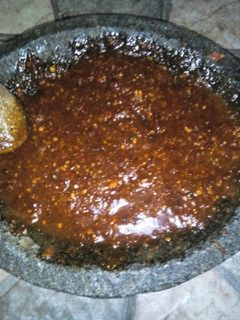 Foto resep Sambal rujak kacang goreng