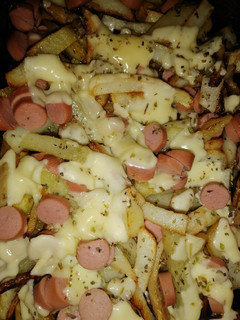 Una foto de Salchipapas