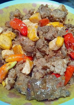 Foto resep Oseng telur ikan cabe rawit simple