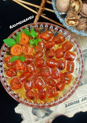 عکسی از دستور مربای هویج رولی و گردو