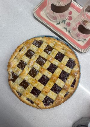 Una foto de Pasta Frola sin Gluten con Premezcla