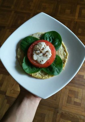 Una foto de Omelette con avena ❤