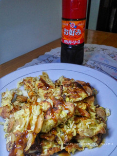 Foto resep Omelet Mie ala Okonomiyaki - Kreasi Mie Instan untuk Takjil ✔