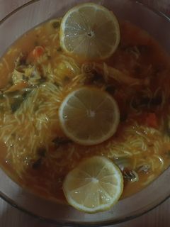 عکسی از دستور سوپ ورمیشل