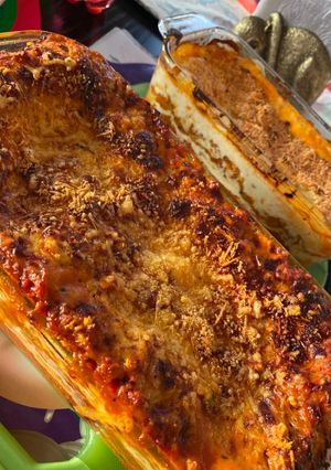 Una foto de La Hazaña de la Abuela (Lasagna de Carne de Res)