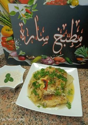 صورة لوصفة سمك فيليه بالكريمه اللباني