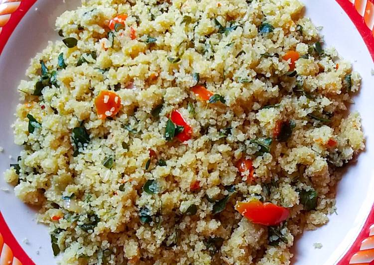 Simple Way to Prepare Any-night-of-the-week Steamed Rice and Moringa | The Best Food|Simple Recipes for Busy Familie