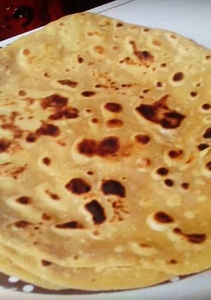 A picture of Makai ki Roti.