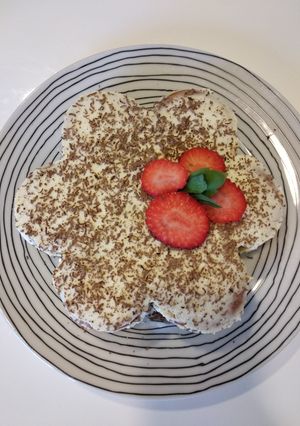 Una foto de Tarta flor de mascarpone