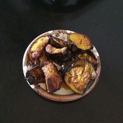 Baingan fry A picture of Baingan fry.