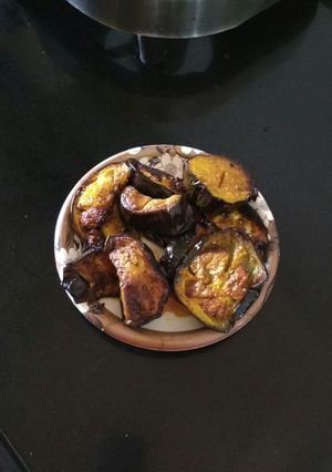 A picture of Baingan fry.