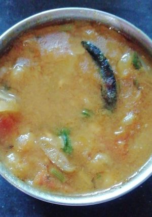 A picture of Chana daal fry.