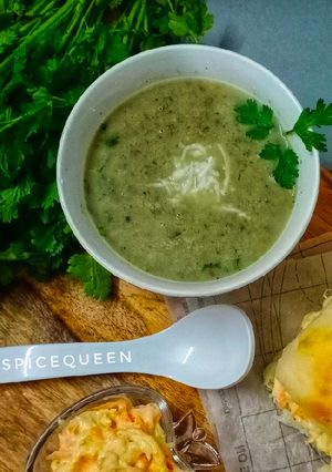 A picture of Lentil Coriander Soup.