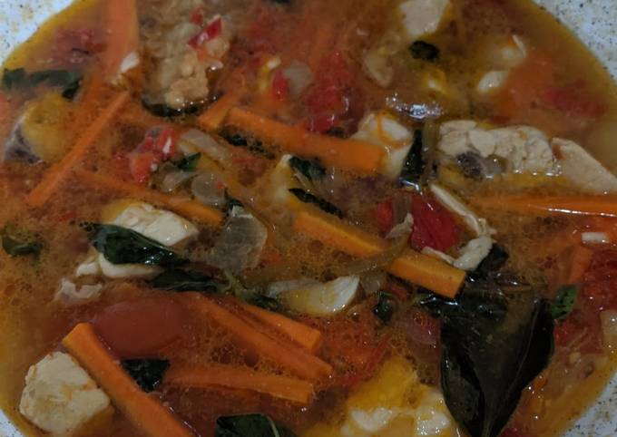 Resep Sup pedas asam ayam, Sempurna