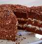 Easy Steps Make Recipes My Favorite! Chocolate Cake covered with Chocolate Shaving Curls the Awesome  Delicious.