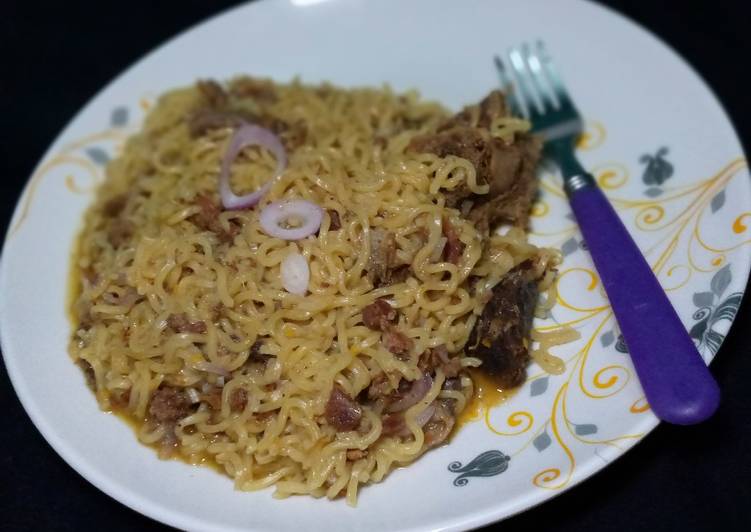 Easiest Way to Make Quick Goat meat Noddles