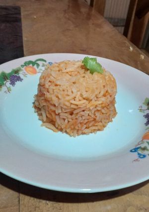 Una foto de Arroz rojo