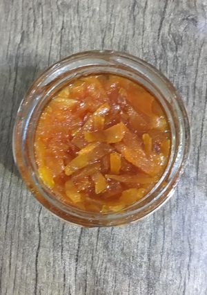 عکسی از دستور مربای پوست پرتقال