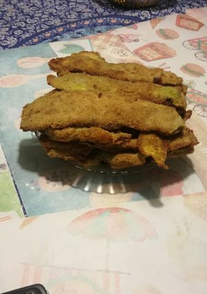 Una foto de Milanesas de zucchini