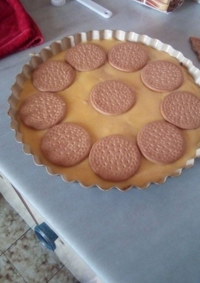 Una foto de Tarta de natillas facilísima