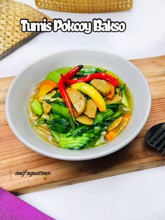 Foto resep Tumis Pokcoy Bakso