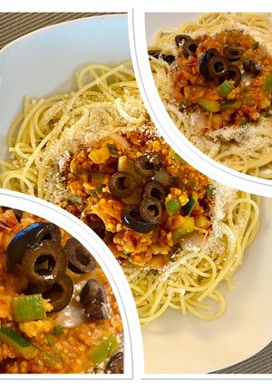Une photo de Bolognaise végétarienne
