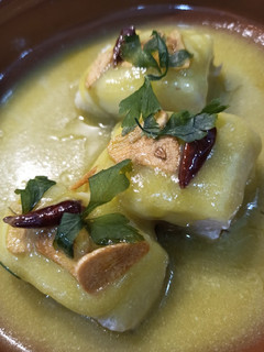 Una foto de Bacalao al pil pil 🐟