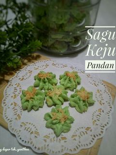 Foto resep Sagu Keju Pandan #bikinramadanberkesan