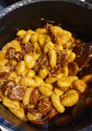 Une photo de Gnocchis au chorizo