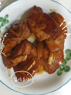 簡易免油-醬燒雞腿排 的食譜成品照片