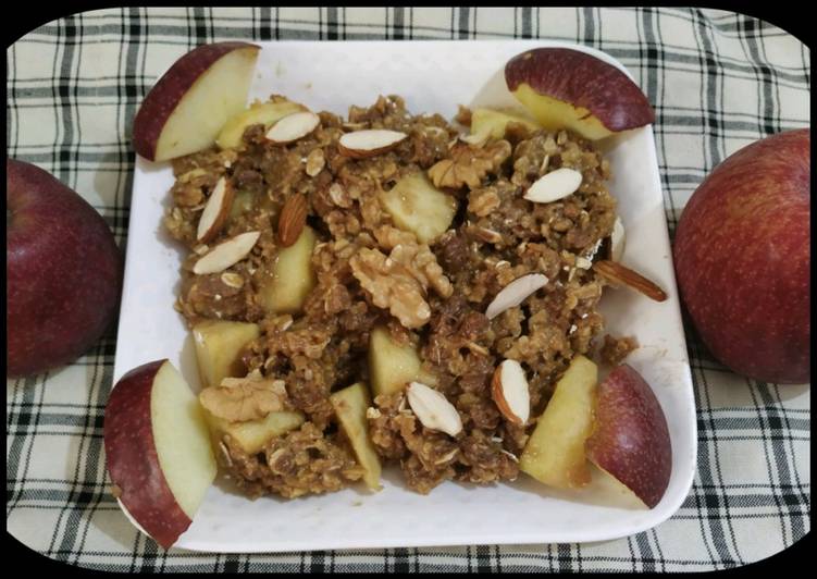 Steps to Prepare Quick Apple Cobbler Oatmeal