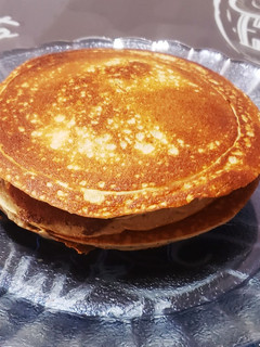 Una foto de Hot cakes de avena y manzana!! Saludables