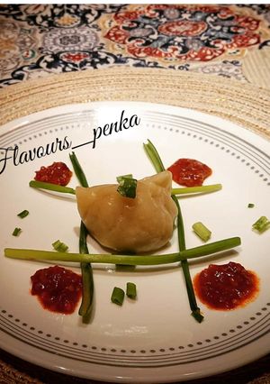 A picture of Vegetable momos.