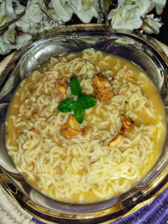 A picture of Cheesy Fajita Ramen Noodles 🍝.