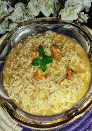 A picture of Cheesy Fajita Ramen Noodles 🍝.