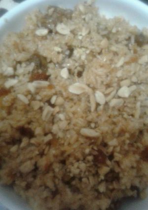 صورة لوصفة رز بالخلطه
