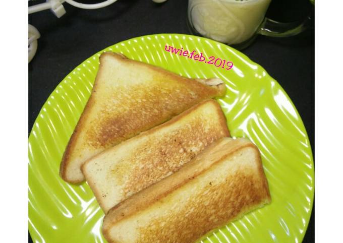 Resep Roti Bakar Teflon (roti Tawar) Oleh Pawon Dhenok - Cookpad