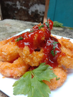Foto resep Udang goreng saus thai (m-5)