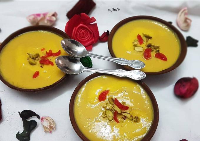 Bhapa Aam Doi / Mango Yogurt