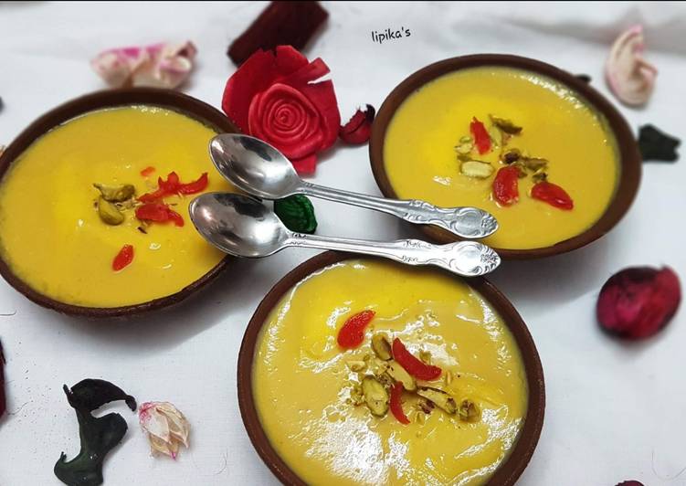 Bhapa Aam Doi / Mango Yogurt