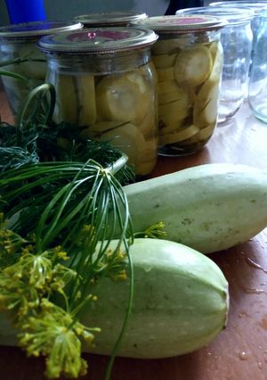Фото Маринованные кабачки.