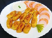 A picture of yogurt kebab