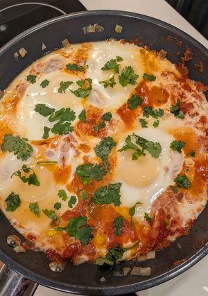 Una foto de Huevos turcos a la sartén