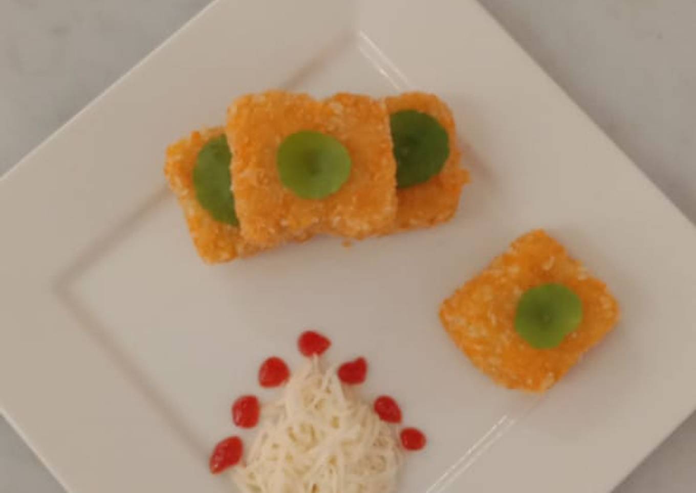 Nugget ayam keju wortel