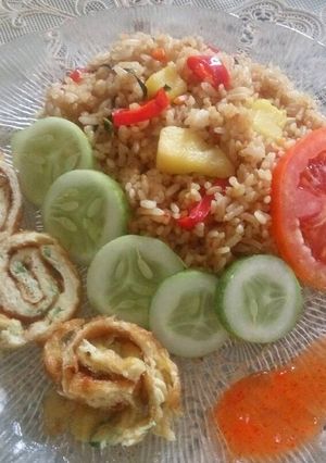 Foto resep Nasi goreng nanas 🍍🍍
