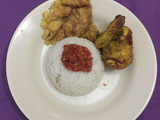 Nasi liwet teri medan sederhana