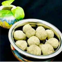 A picture of Whole Black gram Laddu / Whole Black Urad Dal Laddu.