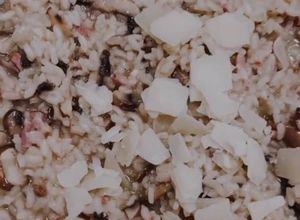 Foto de Risotto de Cogumelos e Bacon