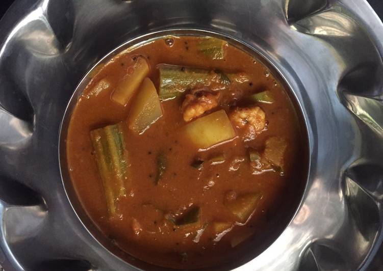 Prawn curry
Spicy curry