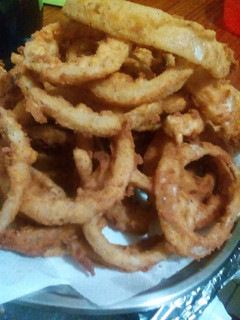 Una foto de Aros de cebolla (calamares de tierra)